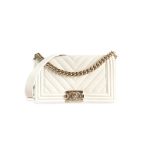 Chanel Chevron Boy Handbag