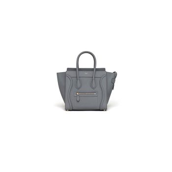 Celine Micro Luggage Handbag In Calfskin