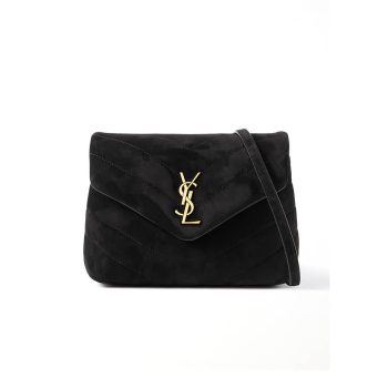 YSL Loulou Small Chain Bag In &Amp;#8220;Y&Amp;#8221; Quilted Suede