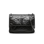 YSL Niki Medium In Crinkled Vintage Leather