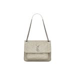 YSL Niki Medium In Crinkled Vintage Leather