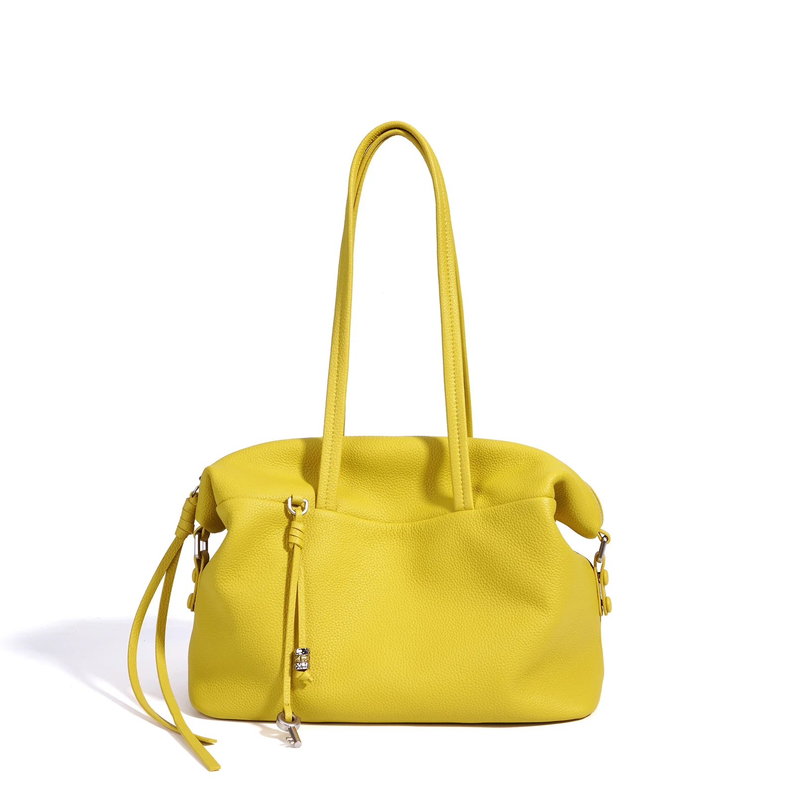 kf-Sf51a2d7f40c5483d950215c8c37ffaf9y Women's Top-grain Cowhide Pillow Bag Multiwear Underarm Crossbody Tote Bag Casual Daily Handbag - Image 1