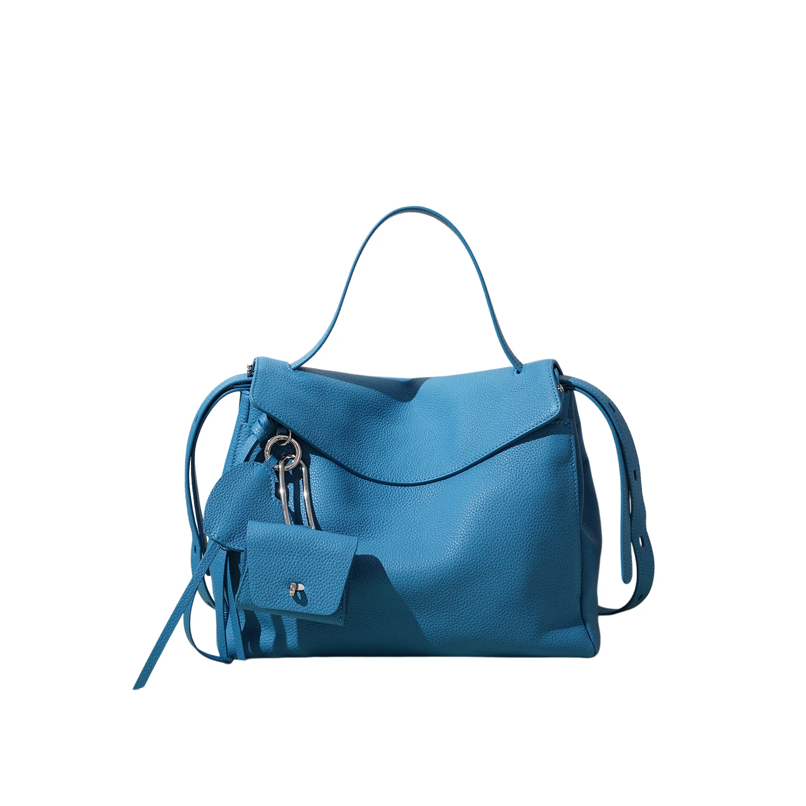 kf-Sf6e8d5deab9348e58081e24b447ee6a28 Women's Top-grain Cowhide Multiwear Shoulder Crossbody Bag With Mini Coin Purse Casual Daily Tote - Image 1
